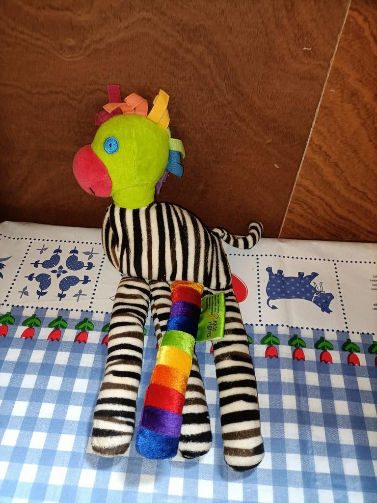 Zepp Zebra knuffel Kids Rights Nicole van de Hurk, Ophalen of Verzenden, Zo goed als nieuw, Overige typen