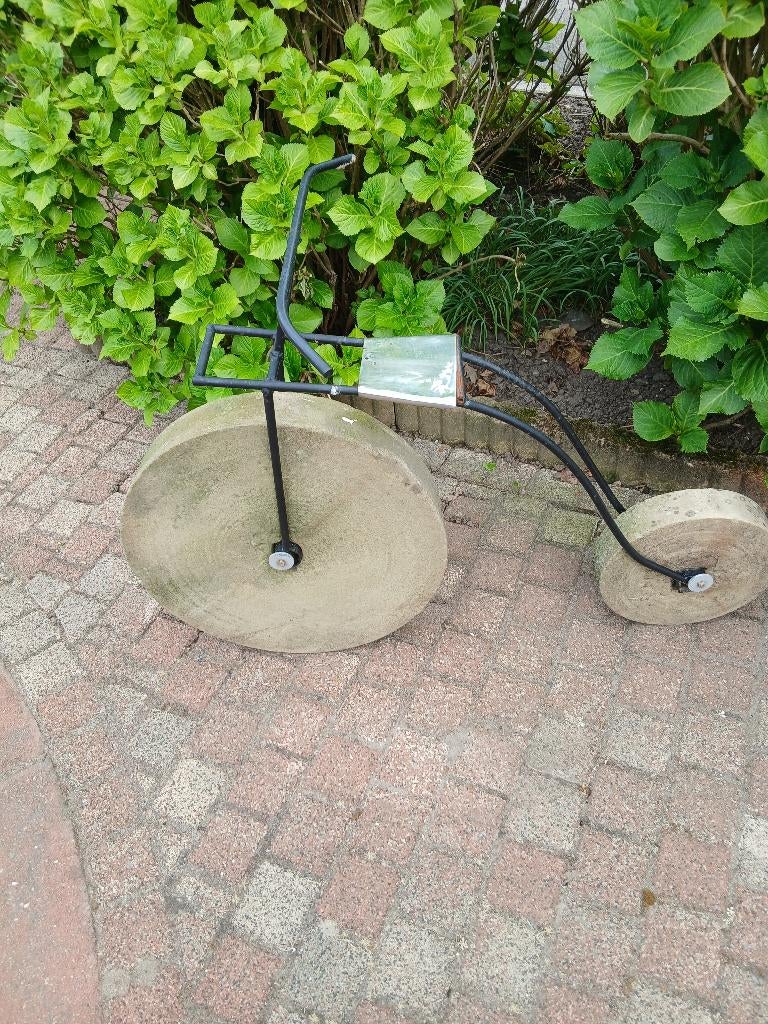 Fiets tuinornament, Tuin en Terras, Tuinwanddecoratie, Ophalen, Zo goed als nieuw