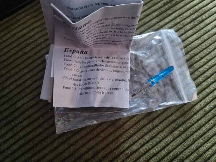 Originele Volkswagen Klapsleutel met Afstandsbediening, Auto-onderdelen, Elektronica en Kabels, Ophalen of Verzenden