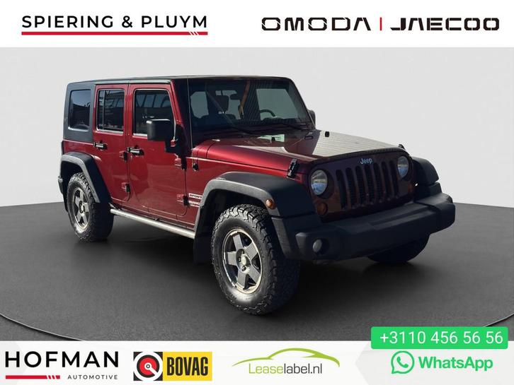 Jeep Wrangler Unlimited 2.8 CRD High Sport EX BMP | Trekhaak, Auto's, Jeep, Bedrijf, Te koop, Wrangler, 4x4, ABS, Airconditioning
