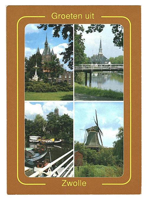 31661	Zwolle	Nette oude kaart Onbeschreven, Verzamelen, Ansichtkaarten | Nederland, Ongelopen, Overijssel, Verzenden