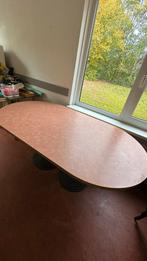Ovale eettafel, Huis en Inrichting, Tafels | Eettafels, Ophalen, 100 tot 150 cm, 200 cm of meer, Zo goed als nieuw
