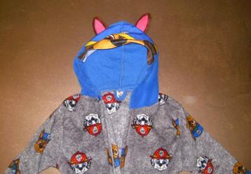 Paw Patrol Badjas / ochtendjas Chase / Fleece - 122/128 beschikbaar voor biedingen
