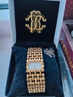 Roberto Cavalli Dameshorloge - Gouden schakelband, Sieraden, Tassen en Uiterlijk, Horloges | Dames, Overige merken, Overige materialen