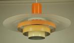 Vintage 1970's groot formaat, Ø 60 cm. Deense hanglamp, Verzenden, Vintage MCM, Vintage MCM, Zo goed als nieuw