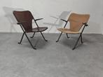 Goose 'Gåsen' Lounge Chairs by Herman Persson 50s set van 2, Huis en Inrichting, Stoelen, Gebruikt, Ophalen of Verzenden, Overige kleuren
