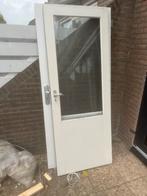 Witte Buitendeur met Glas - alleen de breedste nog, Doe-het-zelf en Verbouw, Deuren en Horren, Ophalen, Gebruikt, 80 tot 100 cm
