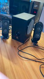 Logitech luidsprekers, Computers en Software, Pc speakers, Ophalen, Gebruikt, Audiokanaal 2.1, Logitec