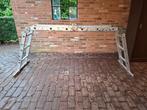Goede knikladder/ vouwladder met staplatformen!, Ophalen of Verzenden, 2 tot 4 meter
