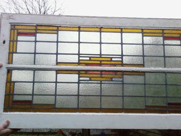 glas in lood, heel veel prima ramen en panelen w.o. setjes beschikbaar voor biedingen
