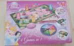 4 spellen in 1 doos, Disney, Prinsessen, Hobby en Vrije tijd, Gezelschapsspellen | Bordspellen, Een of twee spelers, Ophalen of Verzenden