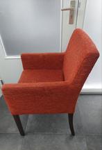 Rode zitstoel, Huis en Inrichting, Fauteuils, Ophalen, Zo goed als nieuw, 75 tot 100 cm, 50 tot 75 cm
