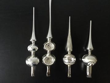 Oude kerstboom piek zilver. beschikbaar voor biedingen