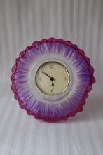 Vintage Walther Glas amberina klok, Ophalen of Verzenden