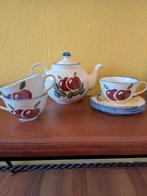 Poole Pottery theepot kopjes appel, Ophalen of Verzenden