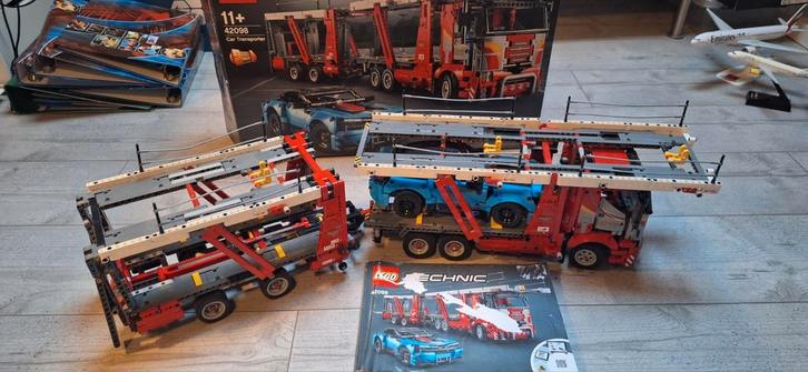 Lego Technic - 42098 Car Transporter MET DOOS!!!, Kinderen en Baby's, Speelgoed | Duplo en Lego, Zo goed als nieuw, Lego, Complete set