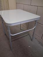 Inklapbaar campingtafeltje - handig voor balkon of tuin, Ophalen, Gebruikt, 50 tot 100 cm, Tot twee personen