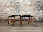 Broderna Andersen Vintage Chairs set bij TheReSales, Huis en Inrichting, Zwart, Hout, Ophalen of Verzenden, Zo goed als nieuw