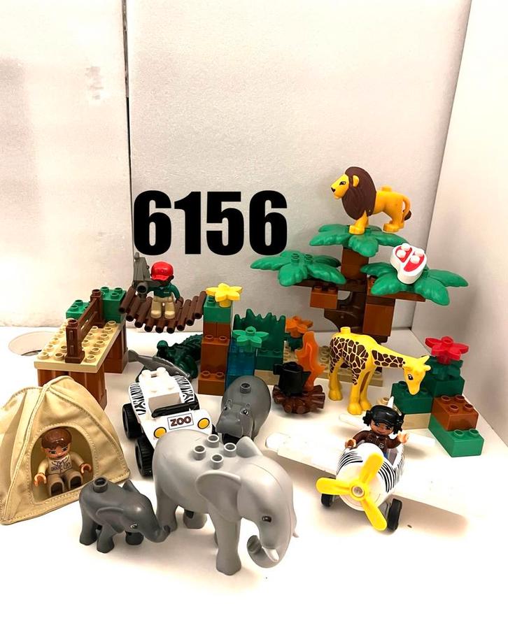 Lego Duplo 6156 - Op Safari, Kinderen en Baby's, Speelgoed | Duplo en Lego, Gebruikt, Duplo, Ophalen of Verzenden
