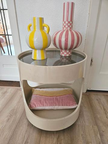 Vintage design 60s Opal Luna trolley bijzettafel  beschikbaar voor biedingen