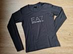 Zwarte longsleeve / shirt van Emporio Armani EA7 ZGAN Maat M, Zwart, Ophalen of Verzenden, Zo goed als nieuw, Armani