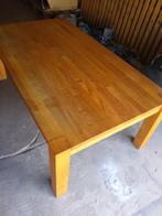 Eiken salontafel, Huis en Inrichting, Tafels | Eettafels, Ophalen, Gebruikt, Rechthoekig, Eikenhout