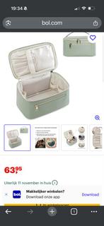 Stijlvolle Toilettas - Lichtgroen, Ophalen of Verzenden, Nieuw, Groen, Hardcase