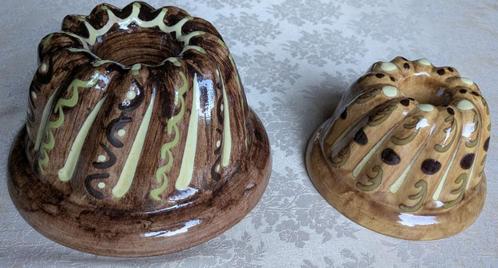 Grote en kleine puddingvorm, Antiek en Kunst, Antiek | Keramiek en Aardewerk, Ophalen of Verzenden