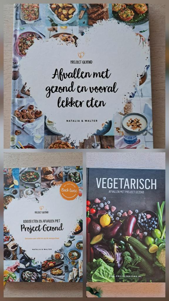 3x Project Gezond, Boeken, Kookboeken, Zo goed als nieuw, Gezond koken, Vegetarisch, Ophalen of Verzenden