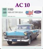 Ac10 autokaart ford fairlane town sedan ( 1955 - 1959 ), Ophalen of Verzenden, Zo goed als nieuw, Auto's