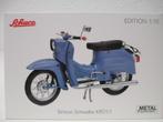Simson Schwalbe KR51/1 Blauw, Ophalen of Verzenden, Nieuw, 1:9 t/m 1:12, Motor