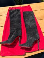 Christian Louboutin Suède Hoge Laarzen, maat 40., Ophalen of Verzenden, Gedragen, Zwart, Hoge laarzen