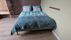 Ikea Slattum bed 140x200 met matras, Huis en Inrichting, Ophalen, Wit, Tweepersoons, 140 cm