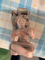 Beeld oud Mexico Maya stijl Pre-Columbian terracotta beeld, Antiek en Kunst, Ophalen of Verzenden
