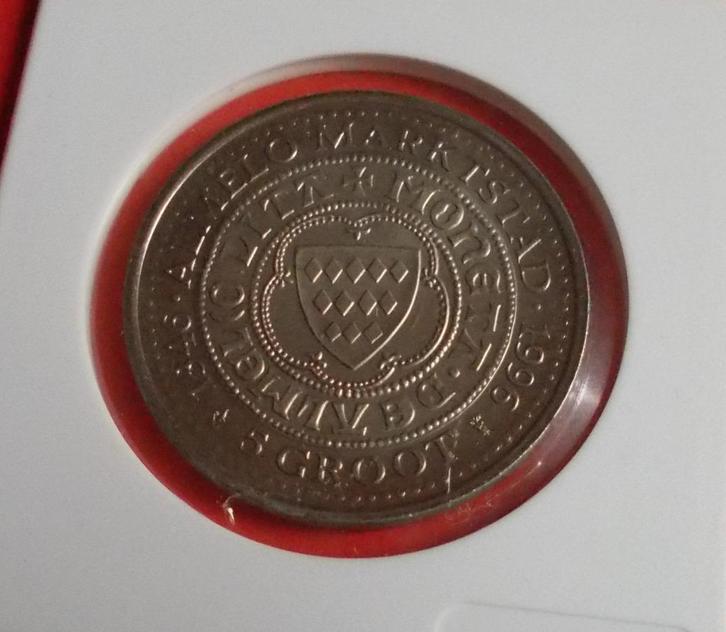 Penning - Almelo Marktstad 5 Groot 1996, Postzegels en Munten, Penningen en Medailles, Overige materialen, Nederland, Ophalen of Verzenden