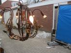 Vintage Italiaanse kroonluchter, Huis en Inrichting, Lampen | Kroonluchters, Ophalen of Verzenden, Gebruikt, Metaal