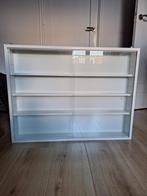 Vitrinekast wit, Ophalen, Met deur(en), Glas, 50 tot 100 cm