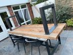 Prachtige industriële eettafel 270 cm, 200 cm of meer, Zo goed als nieuw, Rechthoekig, 50 tot 100 cm