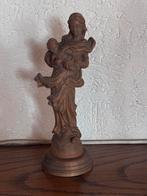 Houten beeldje Maria met Kind 22cm, Antiek en Kunst, Ophalen of Verzenden