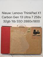 Nieuw: Lenovo ThinkPad X1 Carbon Gen 13 Ultra 7 258v 32gb