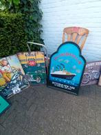 Nieuwe retro houten mancave borden, Verzamelen, Ophalen, Huis en Inrichting