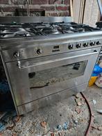 Smeg rvs oven. Warmte element defect., Witgoed en Apparatuur, Fornuizen, Ophalen, 4 kookzones, Zo goed als nieuw, Gas