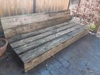 GRATIS loungebank steigerhout, Ophalen, Gebruikt, Hout