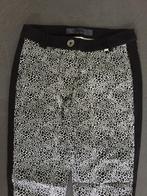 B149 Airfield maat 34=XS/S broek zwart/wit 7/8e, Kleding | Dames, Broeken en Pantalons, Zwart, Ophalen of Verzenden, Zo goed als nieuw