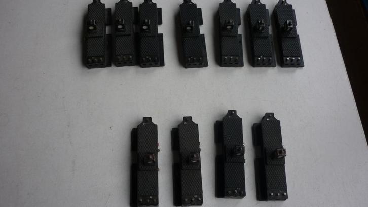 11 Pilz wisselaandrijvingen, Hobby en Vrije tijd, Modeltreinen | H0, Gebruikt, Overige typen, Wisselstroom, Overige merken, Analoog