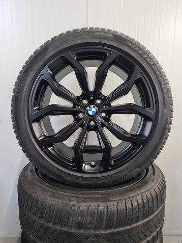 20' BMW X3 X4 Styling 695 Zwart breedset met winterbanden  beschikbaar voor biedingen