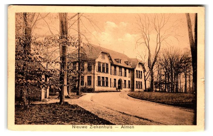 Almen, Nieuwe Ziekenhuis, Verzamelen, Ansichtkaarten | Nederland, Gelopen, Gelderland, 1920 tot 1940, Verzenden