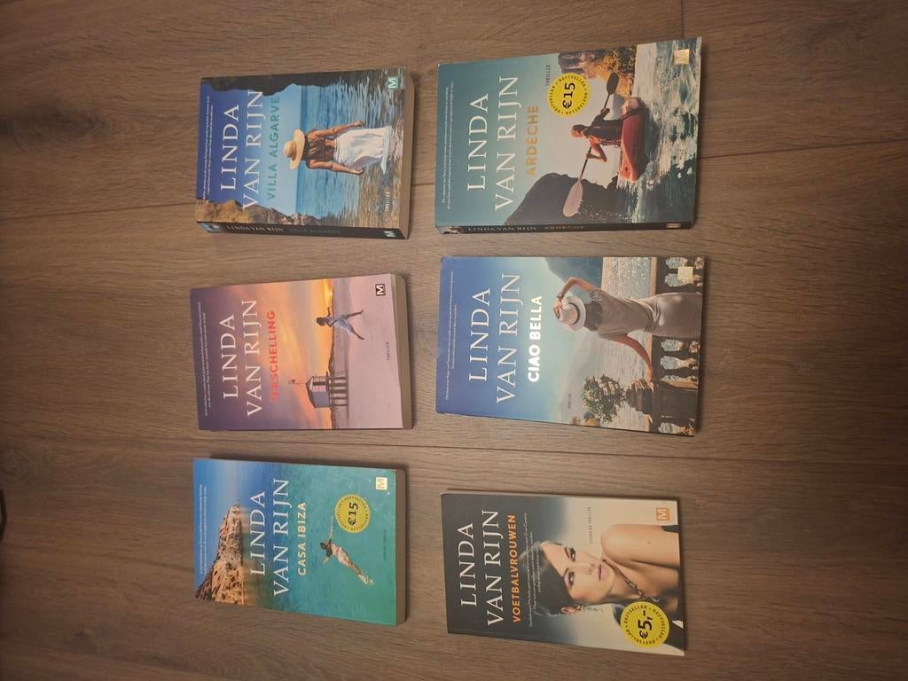 6 boeken linda van rijn, Ophalen of Verzenden, Zo goed als nieuw