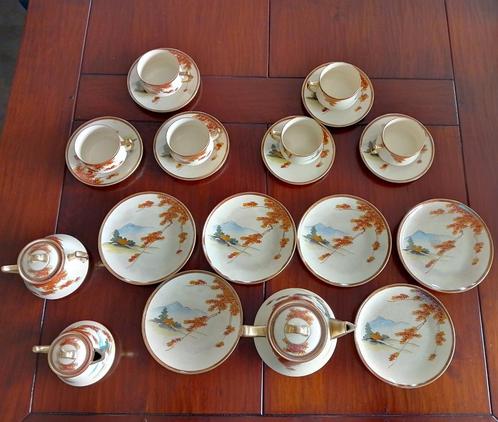 satsuma theeservies, Antiek en Kunst, Antiek | Servies compleet, Ophalen