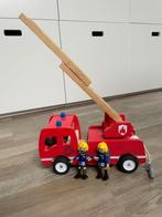 Houten brandweerauto, Kinderen en Baby's, Speelgoed | Houten speelgoed, Ophalen, Gebruikt, Overige typen